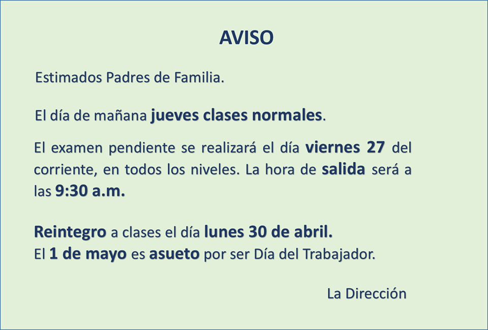 Aviso